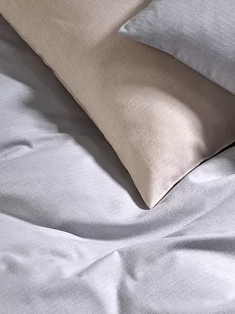 CHRISTIAN FISCHBACHER | Flanell Kissenbezug 70x90 Almond | hellgrau