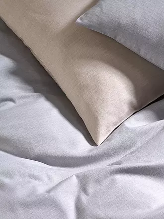 CHRISTIAN FISCHBACHER | Flanell Kissenbezug 70x90 Grau | beige