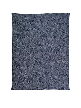 CHRISTIAN FISCHBACHER | Jacquard Deckenbezug FARN 140x200cm Dunstblau | gold