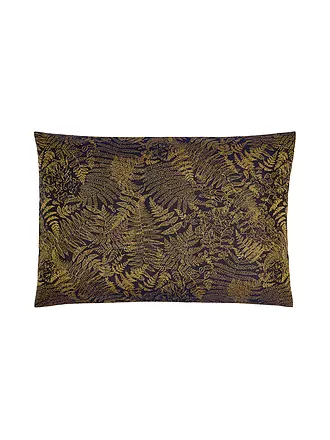 CHRISTIAN FISCHBACHER | Jacquard Kissenbezug FARN 70x90cm Dunstblau | gold