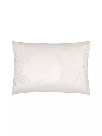 CHRISTIAN FISCHBACHER | Jacquard Kissenbezug GRACE 70x90cm Ivory | hellgrau