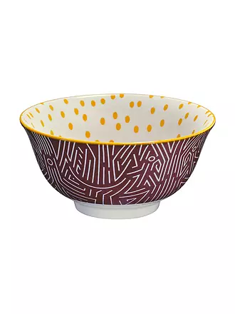 CILIO | Dessertschale - Bowl AMICI 15,5cm Linien | bunt