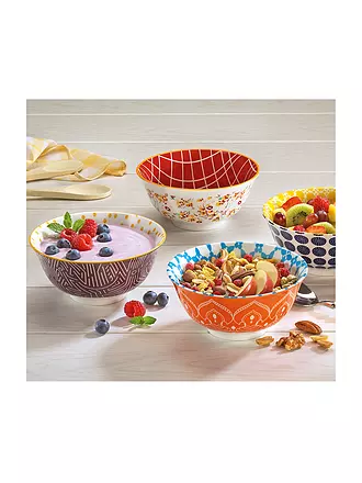 CILIO | Dessertschale - Bowl AMICI 15,5cm Punkte | bunt