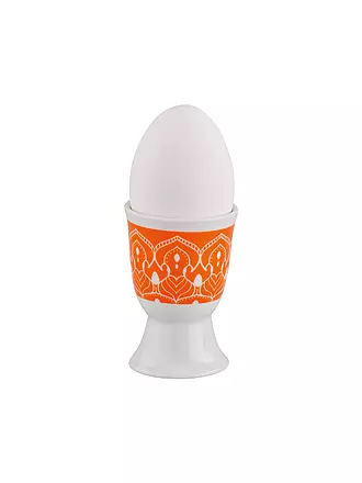 CILIO | Eierbecher AMICI Striche | orange