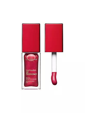CLARINS | Lippenstift - Lip Comfort Oil Shimmer ( 07 Red ) | rot