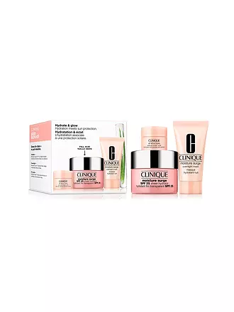 CLINIQUE | Geschenkset - Hydrate + Glow with SPF Skincare Set 50ml / 30ml / 5ml | keine Farbe