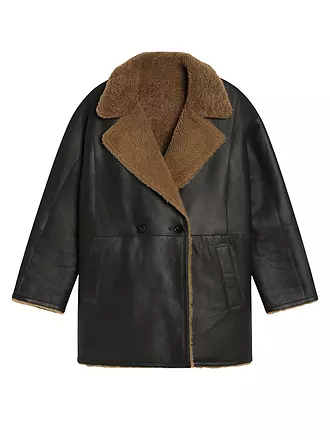CLOSED | Felljacke - Wendejacke | braun