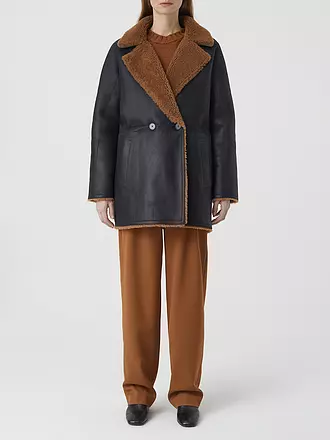 CLOSED | Felljacke - Wendejacke | braun
