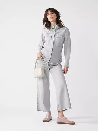 CLOSED | Jeansbluse | hellgrau