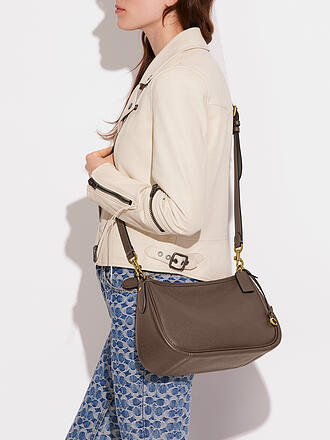 COACH | Ledertasche CARY | grau