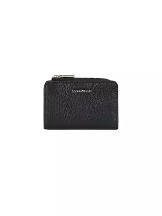 COCCINELLE | Geldbörse METALLIC SOFT | schwarz