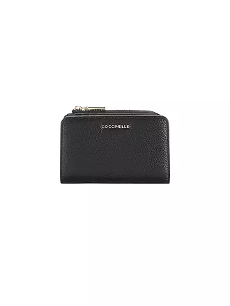 COCCINELLE | Geldbörse METALLIC SOFT | schwarz