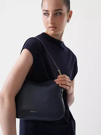 COCCINELLE | Ledertasche - Hobo COCCINELLEMAGIE SOFT Small | dunkelblau