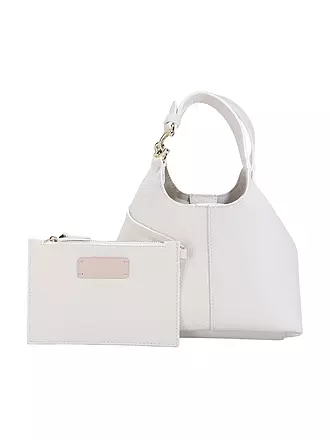 COCCINELLE | Ledertasche - Mini Bag COCCINELLE C-EASY | weiss