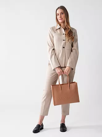 COCCINELLE | Ledertasche - Tote Bag COCCINELLEMYRTHA MAXI LOG | weiss