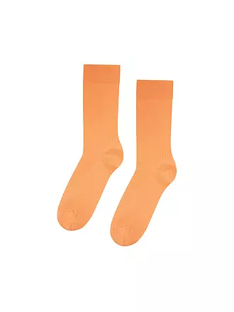 COLORFUL STANDARD | Socken CLASSIC 41-46 light aqua | orange