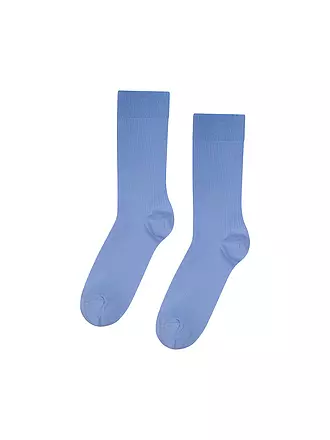 COLORFUL STANDARD | Socken faded pink | blau