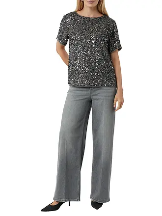 COMMA | Blusenshirt | grau