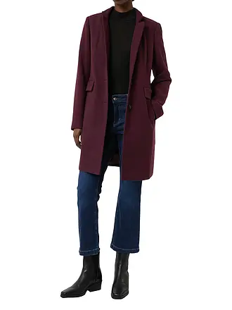 COMMA | Mantel | dunkelrot