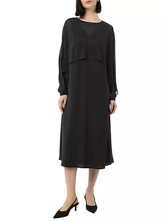 COMMA | Midikleid | dunkelblau