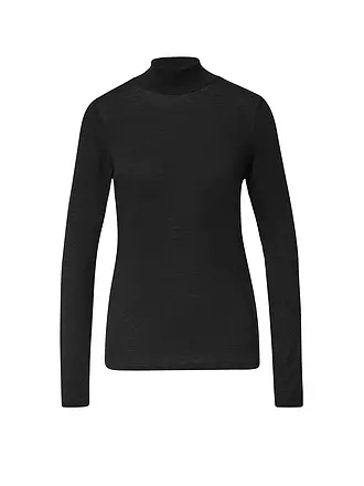 COMMA | Rollkragenshirt | schwarz