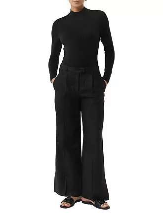 COMMA | Rollkragenshirt | schwarz