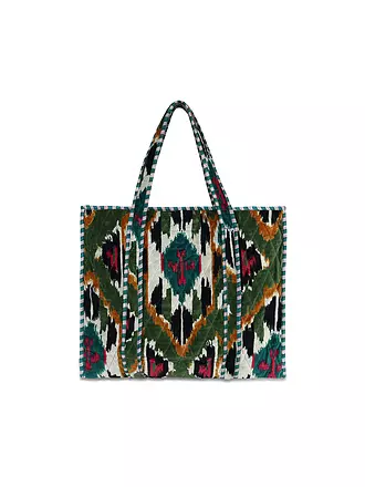 CONSCIOUS YOGA COLLECTIVE | Tasche - Shopper VELVET IKAT SHOPPER | türkis