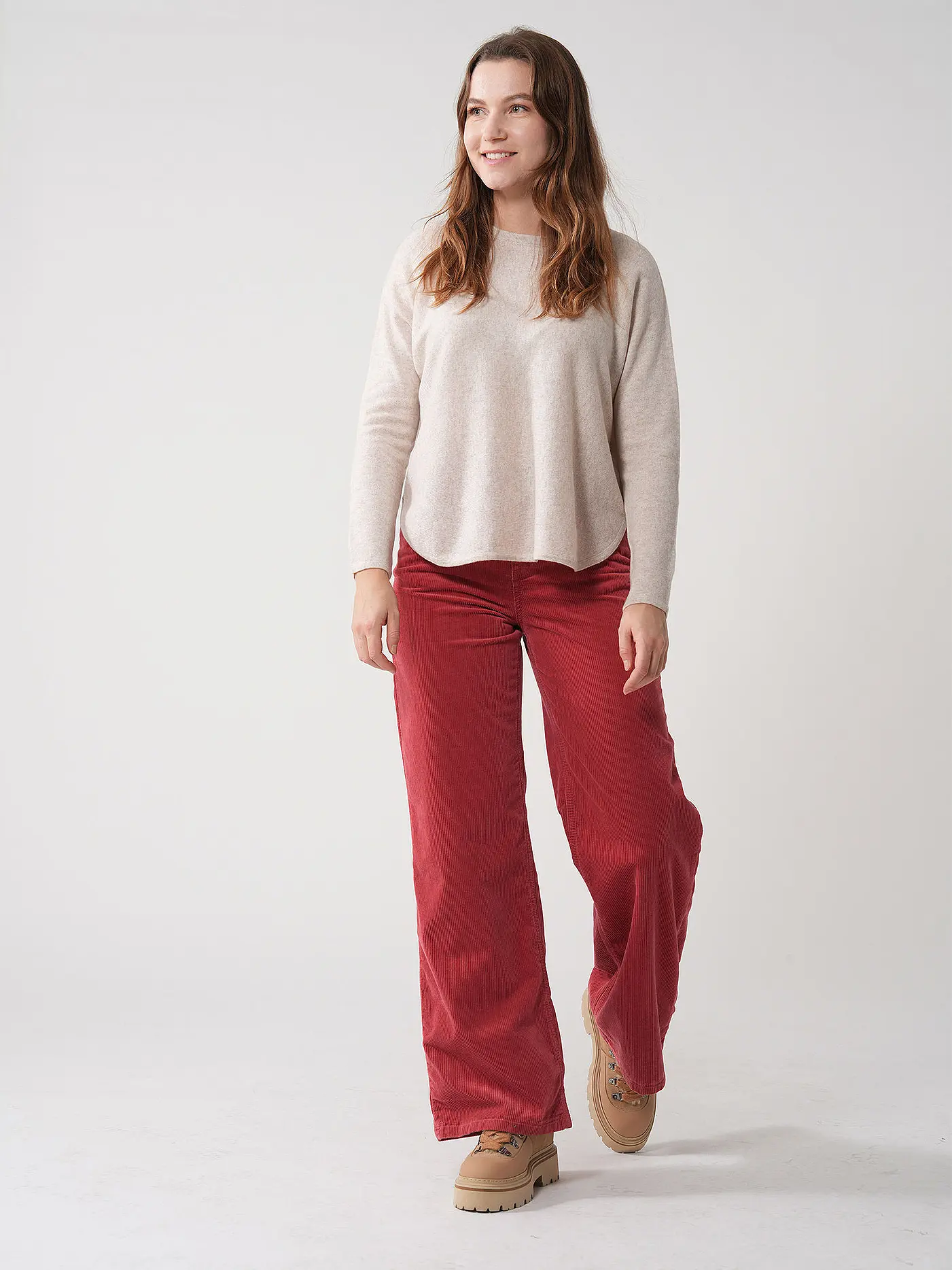 DAVIDA | Kaschmirpullover | beige