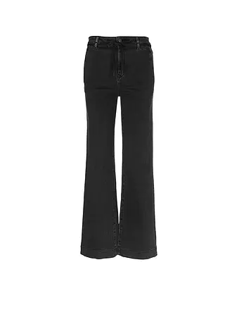 DAWN DENIM | Jeans Flared Fit | schwarz