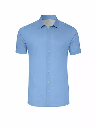 DESOTO | Jerseyhemd Slim Fit | blau