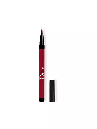 DIOR | Diorshow On Stage Liner Wasserfester Flüssig-Eyeliner ( 091 Matte Black ) | rot