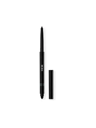 DIOR | Diorshow Stylo Wasserfester Eyeliner (076 Pearly Silver) | dunkelgrün