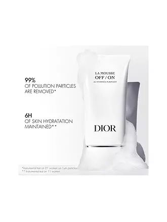 DIOR | La Mousse OFF/ON Anti-Pollution-Reinigungsschaum 150g | keine Farbe