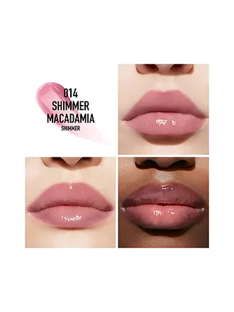DIOR | Lipgloss - Dior Addict Lip Maximizer ( 014 Shimmer Macadamia ) | dunkelrot