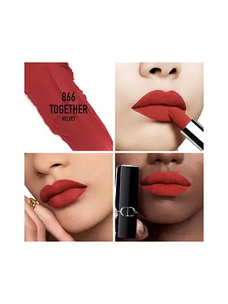 DIOR | Lippenstift - Rouge Dior Velvet Lipstick (581 Virevolte) | dunkelrot