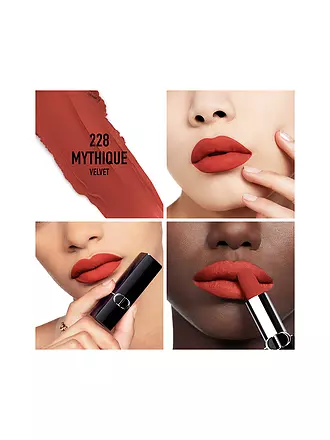 DIOR | Lippenstift - Rouge Dior Velvet Lipstick (724 Tendresse) | dunkelrot