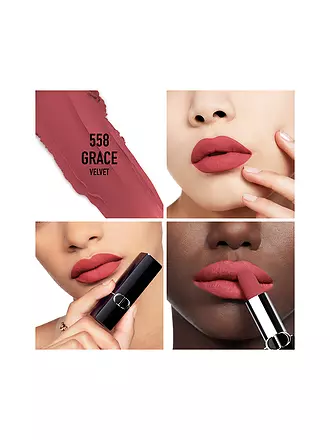 DIOR | Lippenstift - Rouge Dior Velvet Lipstick (724 Tendresse) | orange