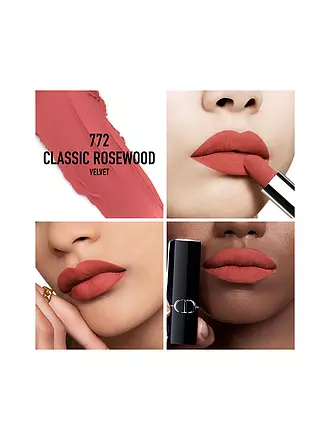 DIOR | Lippenstift - Rouge Dior Velvet Lipstick (854 Rouge Shanghai) | orange