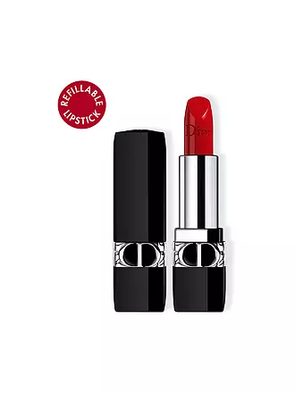 DIOR | Rouge Dior Satin Lippenstift ( 743 Rouge Zinnia ) | rot