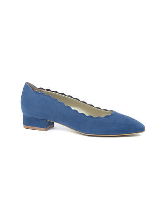 DIRNDL & BUA | Trachtenschuhe - Ballerinas | blau