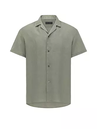 DRYKORN | Leinenhemd BIJAN | olive
