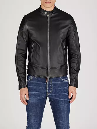 DSQUARED2 | Lederjacke | schwarz