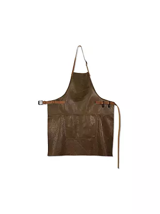 DUTCH DE LUXE | Lederschürze BBQ Style Vintage Cognac | braun
