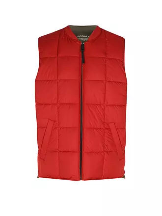 ECOALF | Steppgilet | dunkelrot