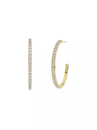 EDBLAD | Creolen GLOW CREOLES MINI Large Steel | gold