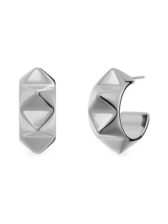 EDBLAD | Creolen PEAK RIVET CREOLES Steel | gold