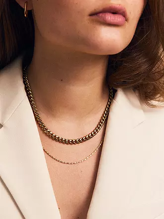 EDBLAD | Halskette CURB Steel | gold