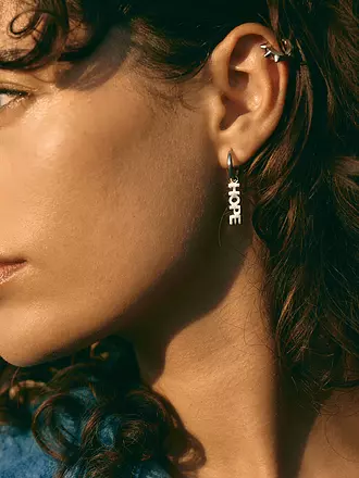 EDBLAD | Ohrringe HOPE HOOPS Steel | silber