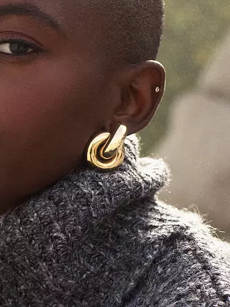 EDBLAD | Ohrstecker REDONDO STUDS Gold | silber