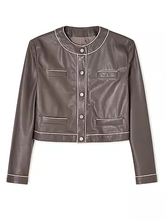 EMPORIO ARMANI | Lederjacke | braun